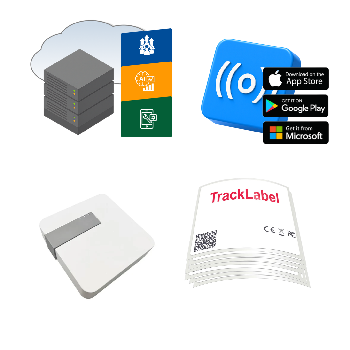 Blecon Evaluation Kit - Smart Labels (Includes Blecon Hub)